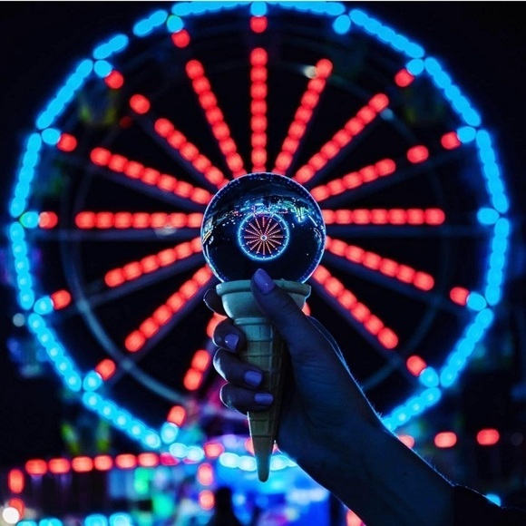 Lensball Pocket60mm,K9 Clear Crystal Ball photo Sphere + Microfi… - Picture 2 of 6